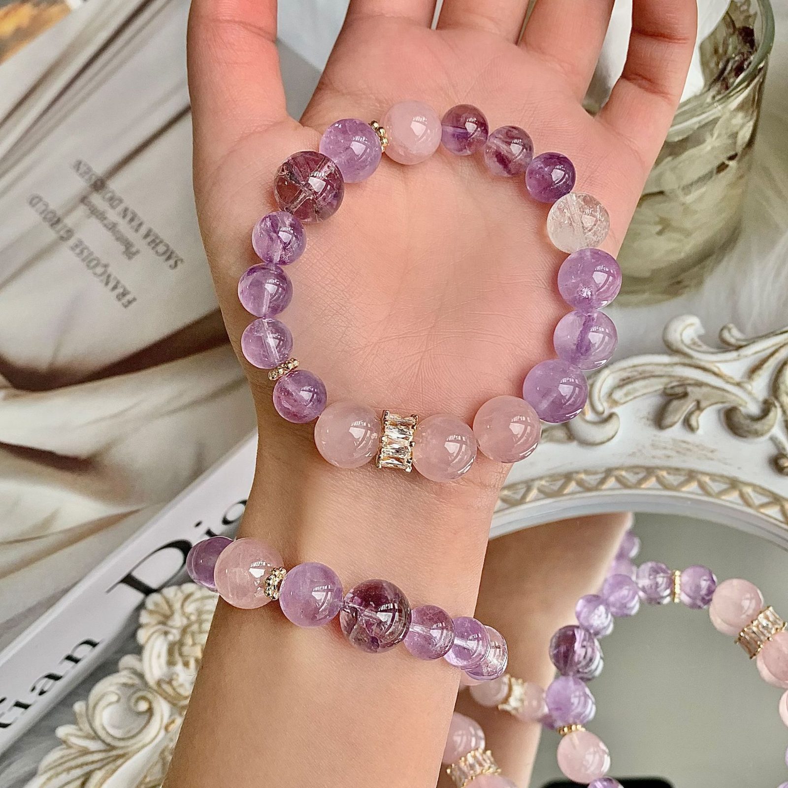 Amethyst & Ametrine Balance_3 — Crystal Decor product photo 1