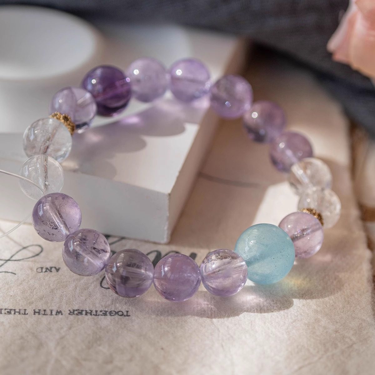 Amethyst & Ametrine Balance_4 — Crystal Decor product photo 1