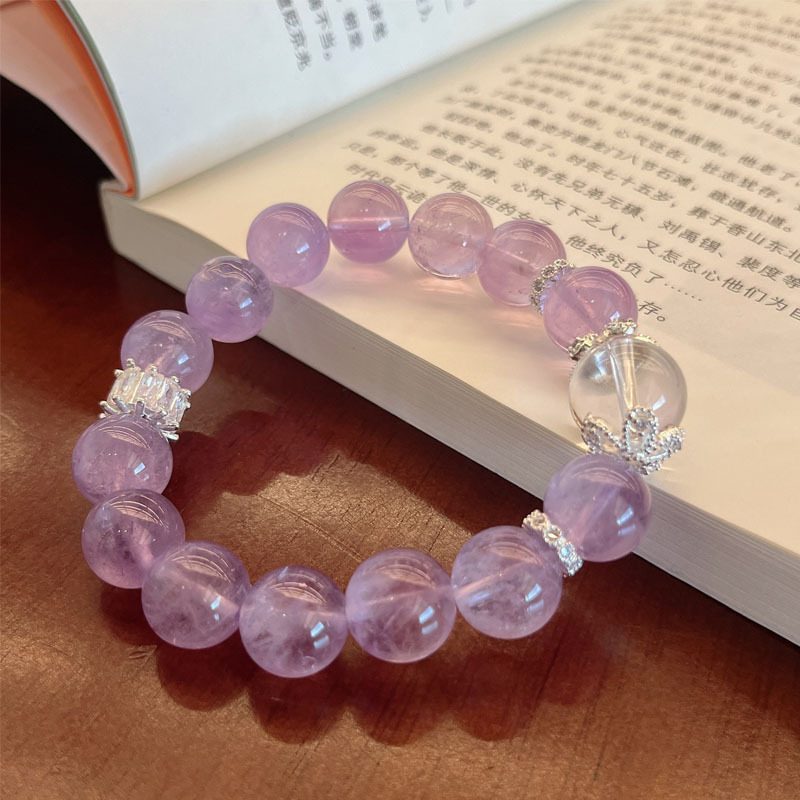 Amethyst & Clear Quartz Unique — Crystal Decor product photo 1