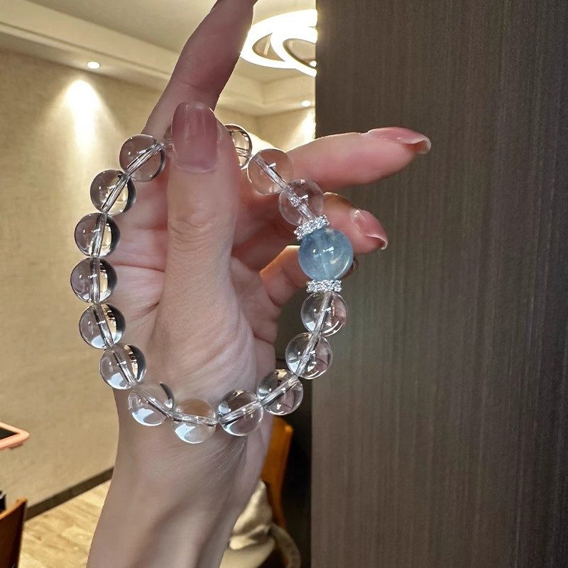 Aquamarine & Clear Quartz — Crystal Decor product photo 1