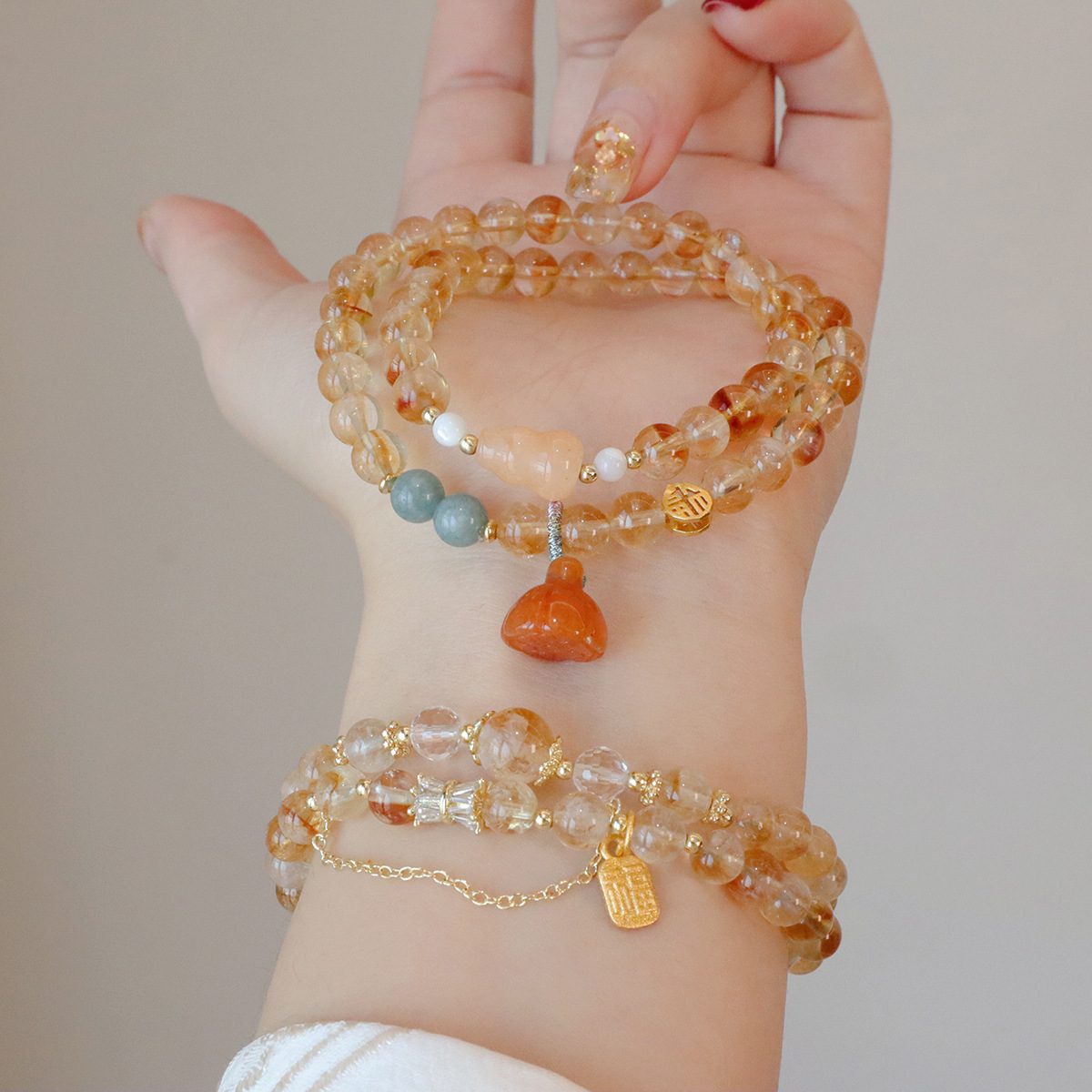 Citrine & Yellow Tower Crystal Luxury — Crystal Decor product photo 1
