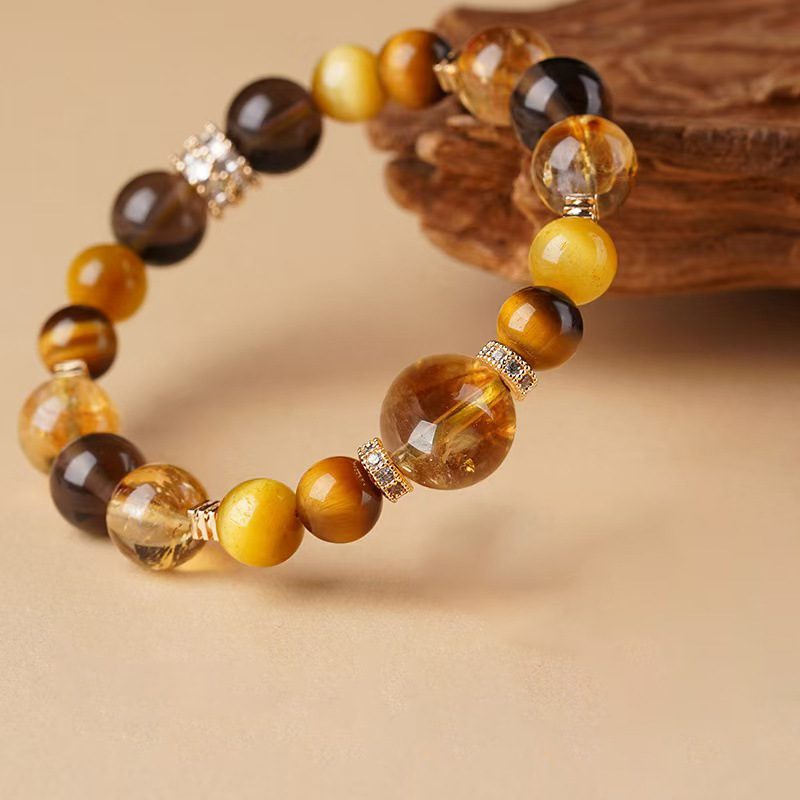 Citrine & Yellow Tower Crystal Wealth_1 — Crystal Decor product photo 1