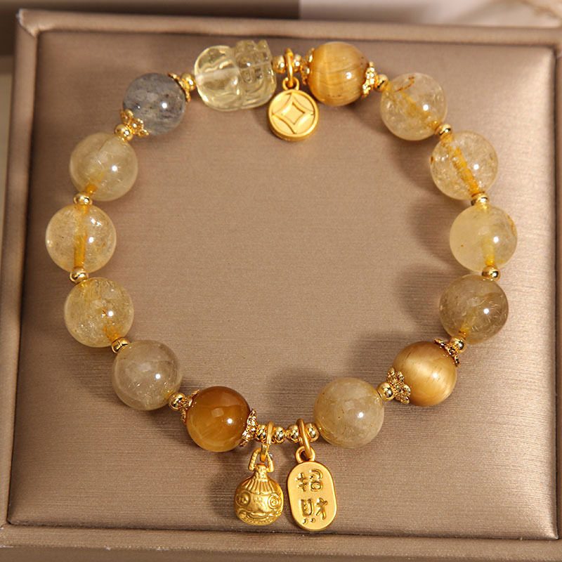 Moonstone & Tiger Eye Bestie — Crystal Decor product photo 1