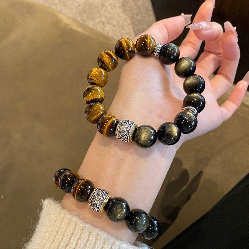 Obsidian & Gold Obsidian — Crystal Decor product photo 1