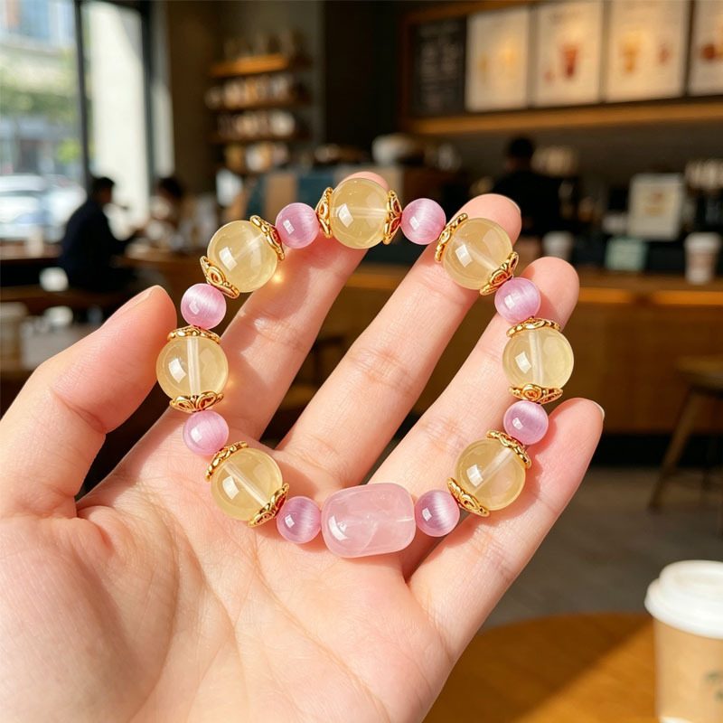 Rose Quartz & Crystal — Crystal Decor product photo 1