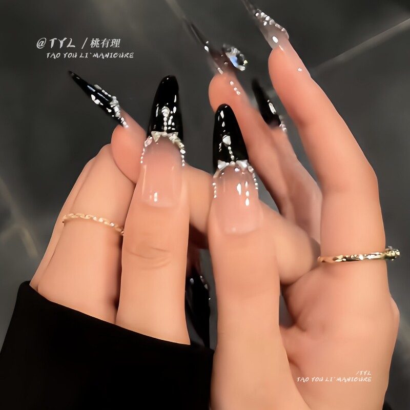 TYL Moonlight Night — High-End Press On Nails product photo 1