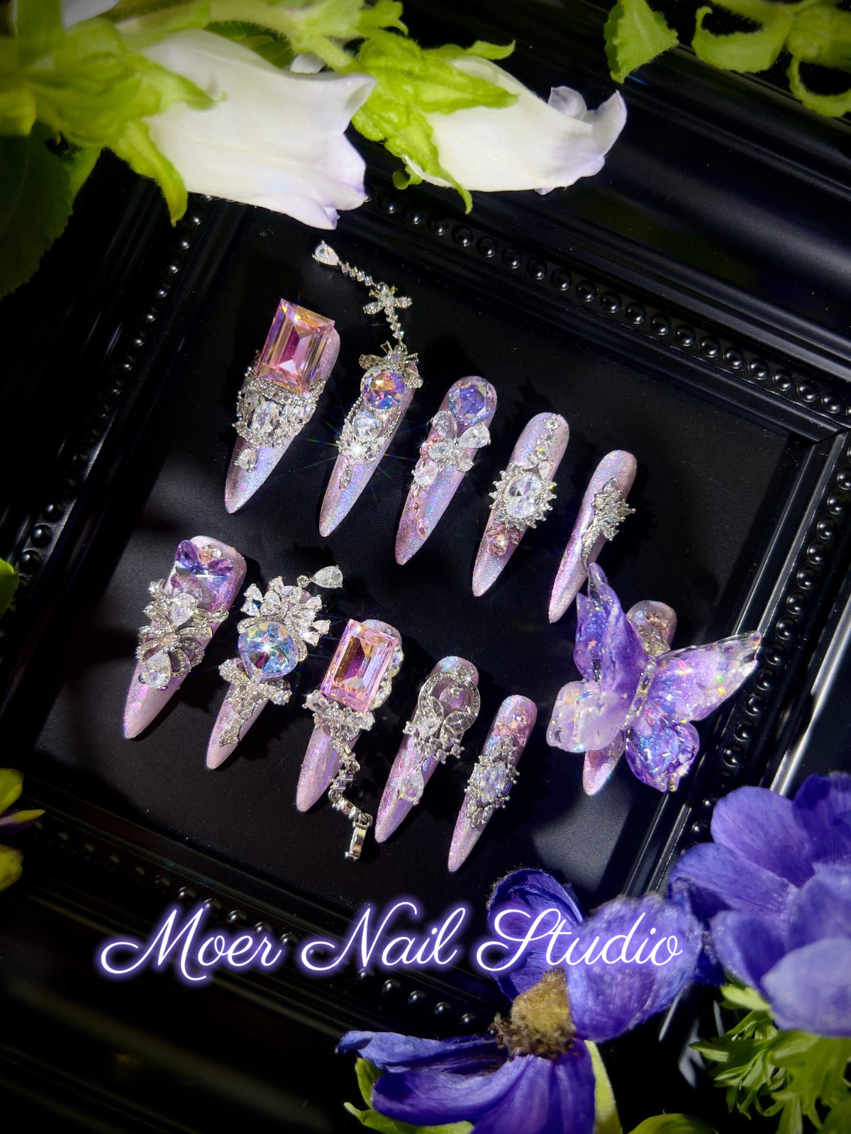 Butterfly dance — High-End Press On Nails product photo 1