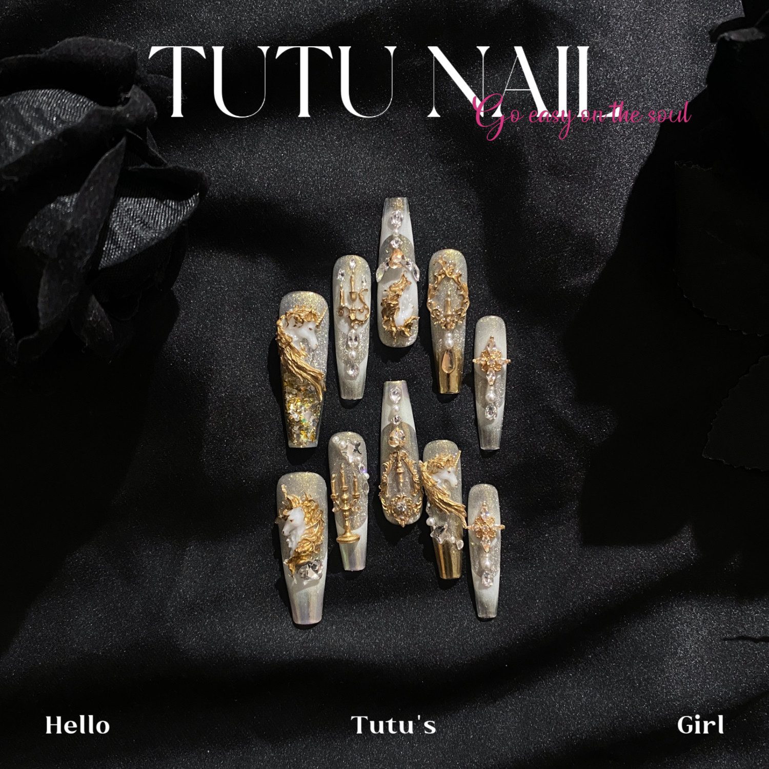 cat eye — High-End Press On Nails product photo 1