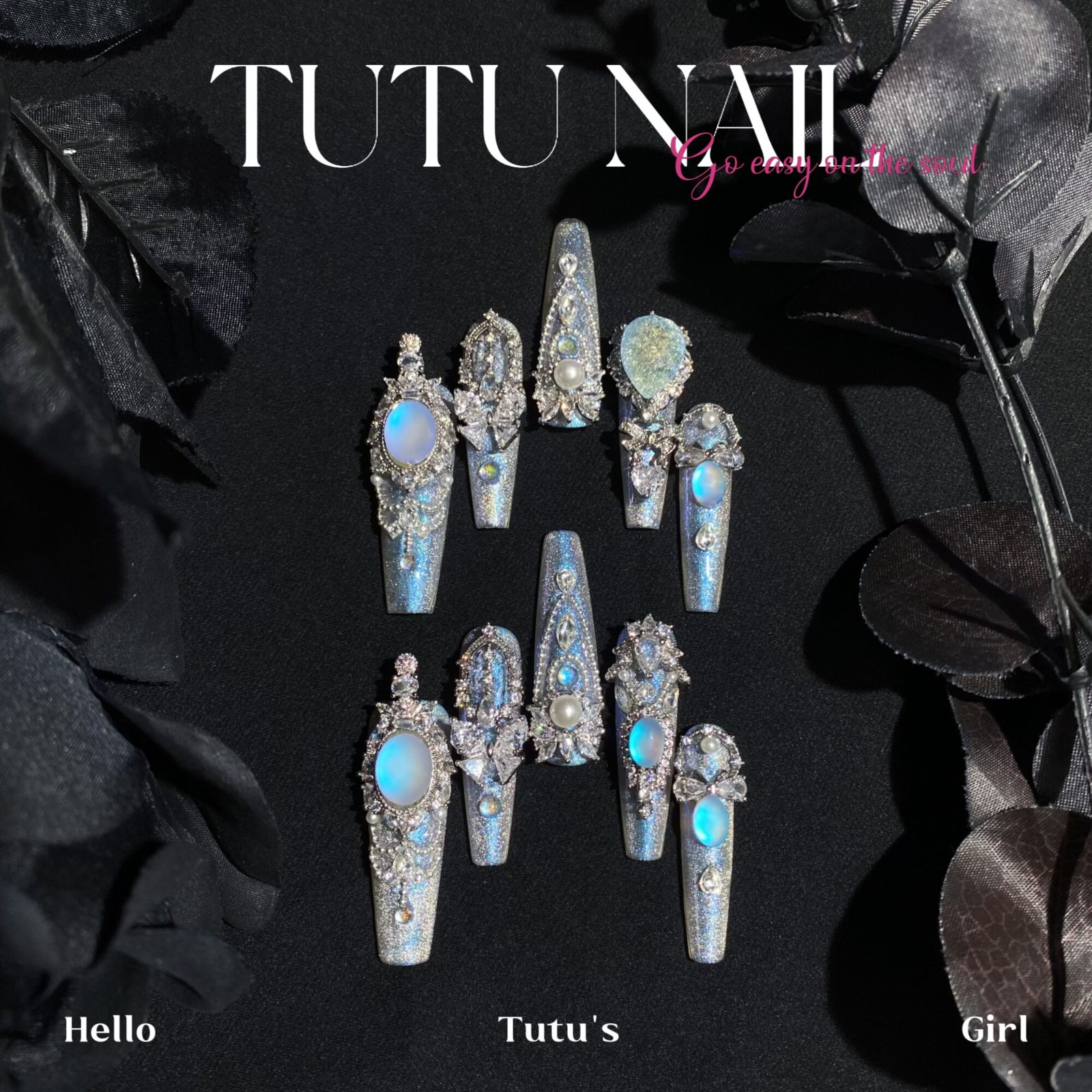 Blue Tears — High-End Press On Nails product photo 1