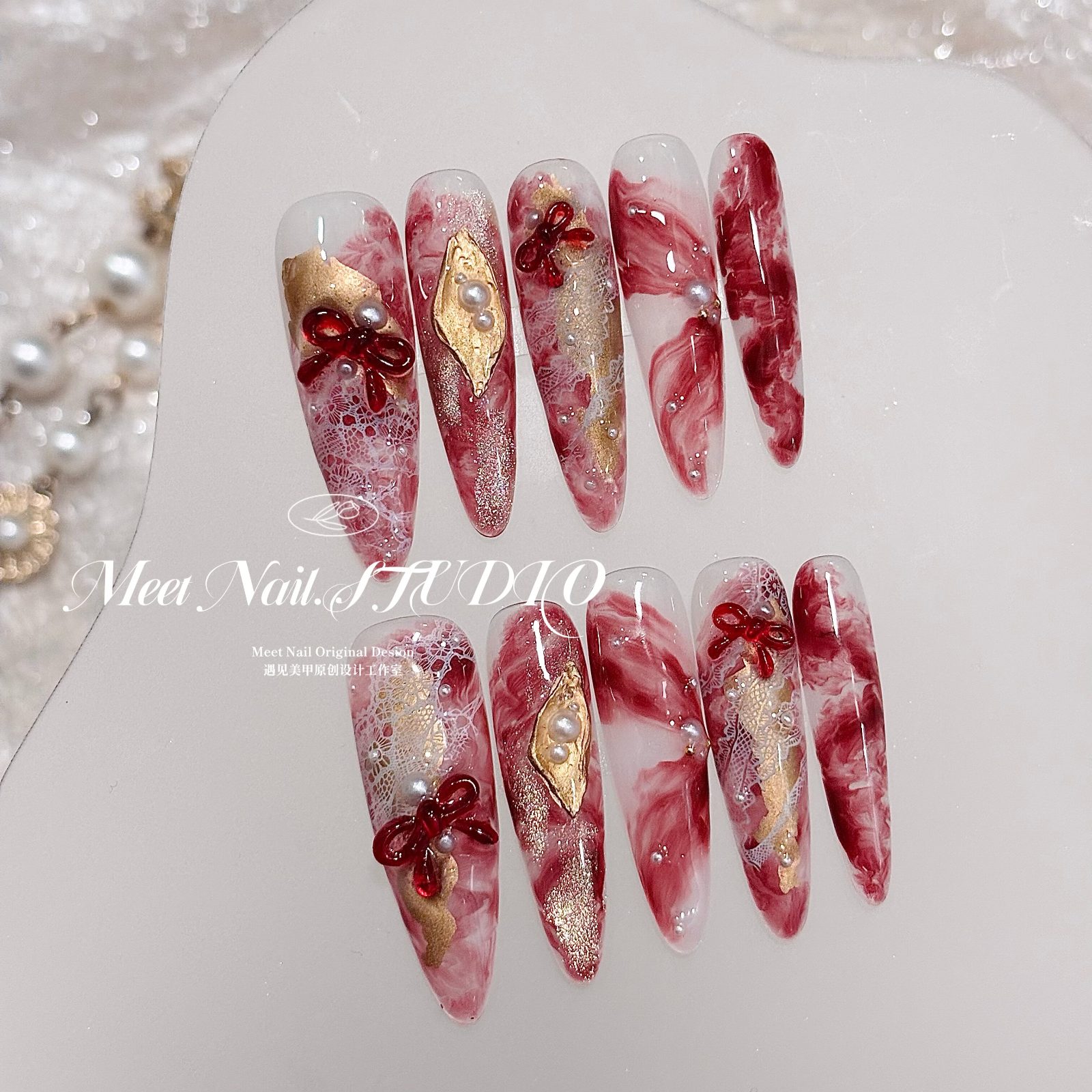 Sweet and edgy — High-End Press On Nails product photo 1