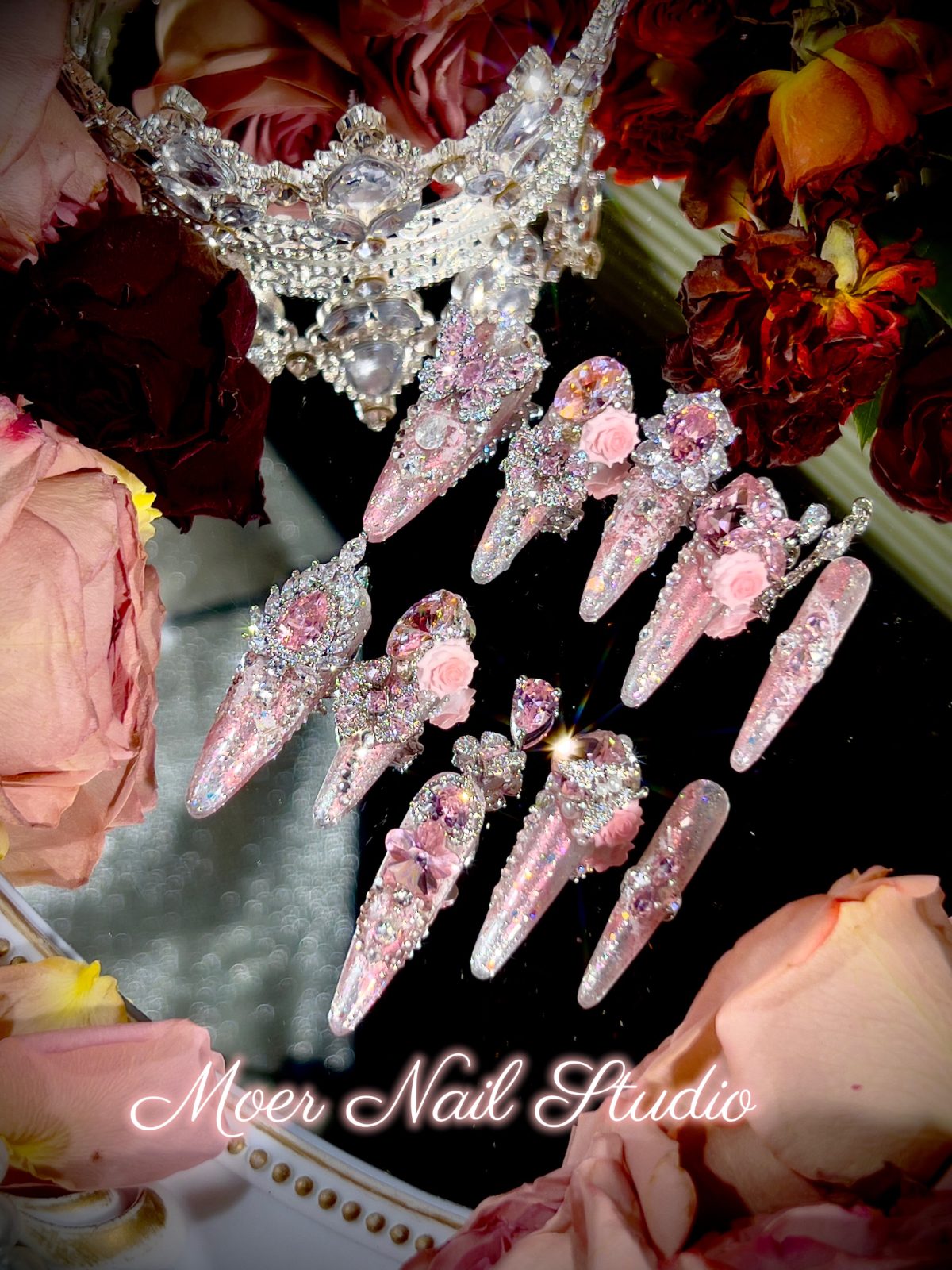 Rose quartz — High-End Press On Nails product photo 1