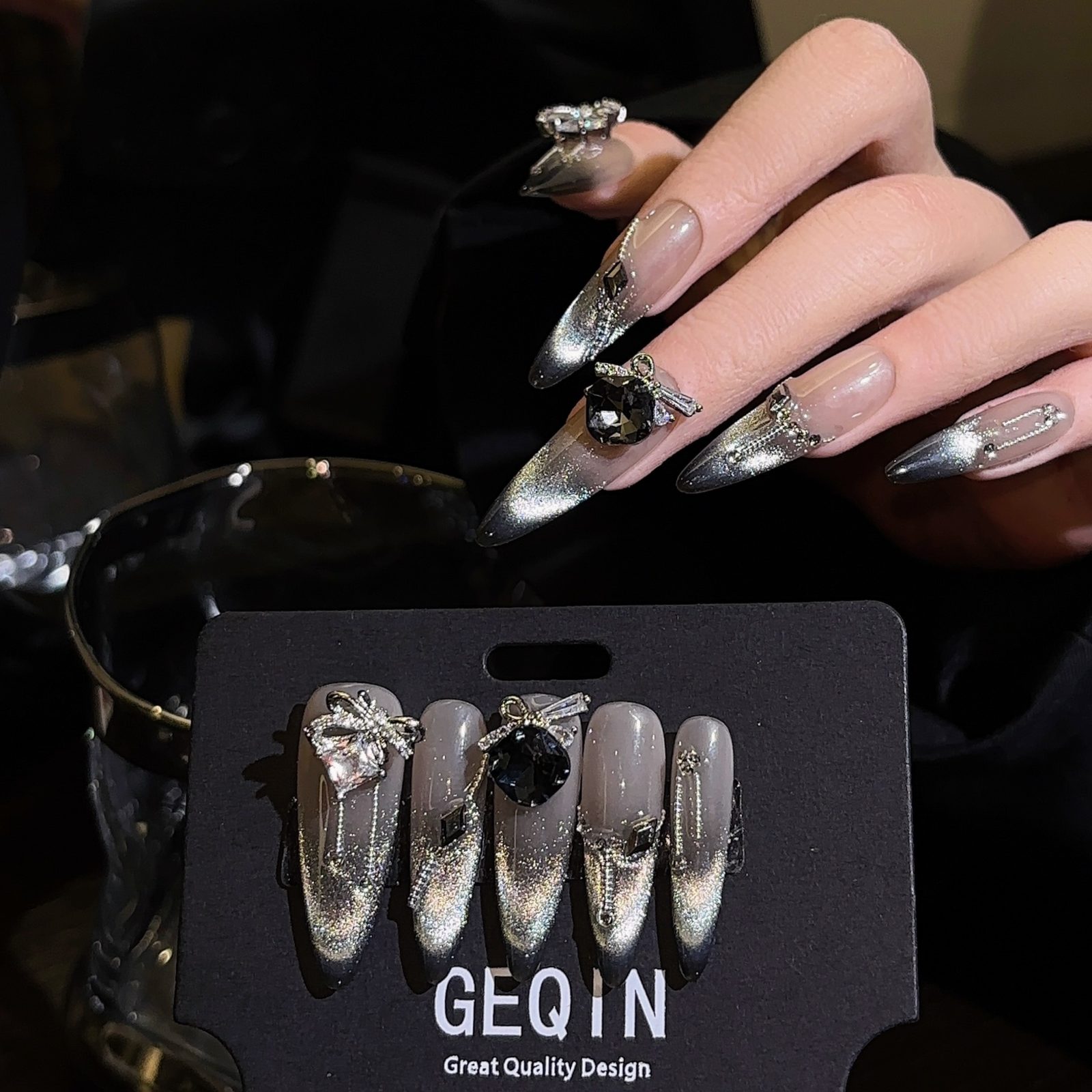 Meow Shadow — High-End Press On Nails product photo 1